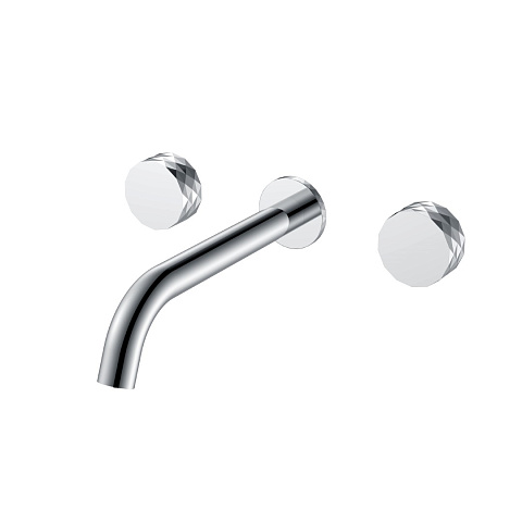 Смеситель из стены Boheme STICK DIAMOND на 3 отв. CHROME 152-2-CR.1