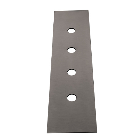 GESSI 316 Пластина на 4 отверстия для монтажного бокса, цвет: brushed black metal pvd, 54595#707