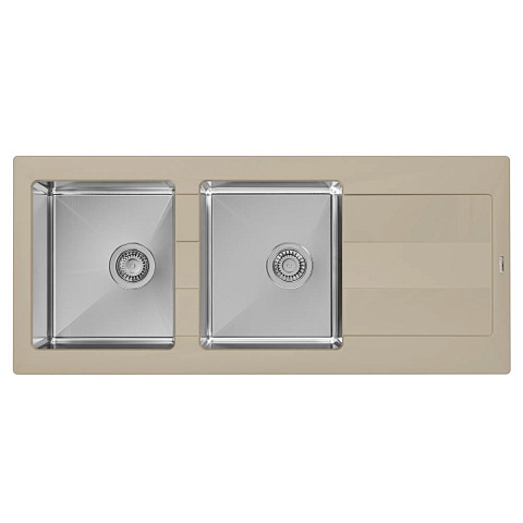 Кухонная мойка Florentina Комби 1160 FS 21.415.E1160.202, шампань