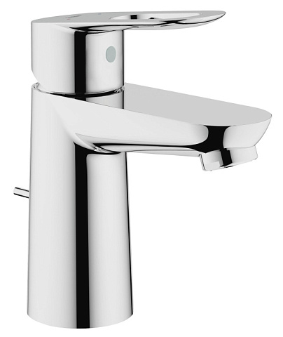 Смеситель для раковины Grohe BauLoop 23335000 S-size с донным клапаном, хром