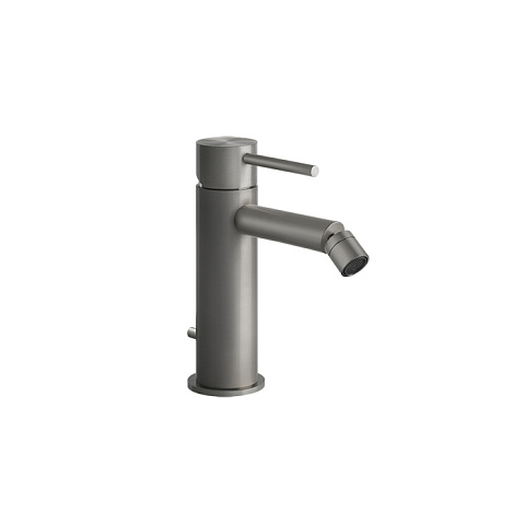 GESSI 316 Смеситель для биде на 1 отверстие с донным клапаном, излив 118мм, цвет: steel brushed, 54007#239