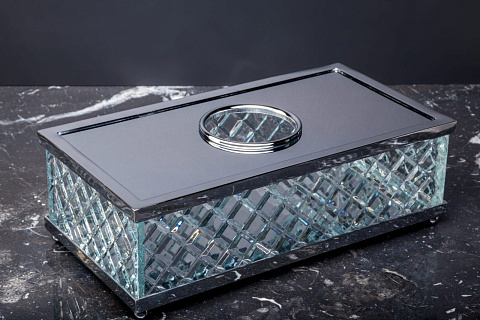 Салфетница ХРОМ Boheme Crystal Luxury Options 10231