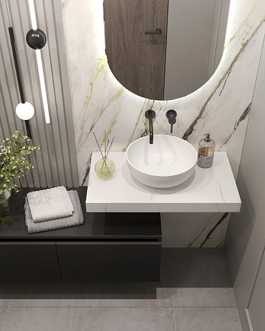 Столешница прямая Armadi Art FLAT CALACATTA 810*460*70 869-080-CLCT