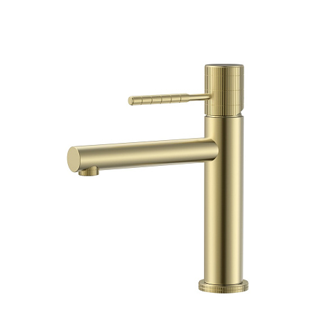 Смеситель для раковины Gid Edessa SS070-GB-K, золото матовое