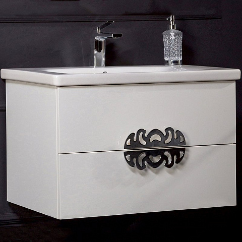 Тумба Armadi Art NeoArt 80см*43,5 WHITE (керам.моноблок) 830-080-WH