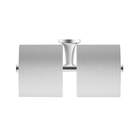 Duravit Starck T Двойной держатель туалетной бумаги настенный цвет хром, 0099381000