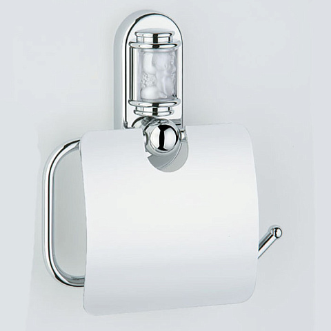 THG ANGE Держатель туалетной бумаги, с крышкой, цвет хром, A2G-A02-538AC