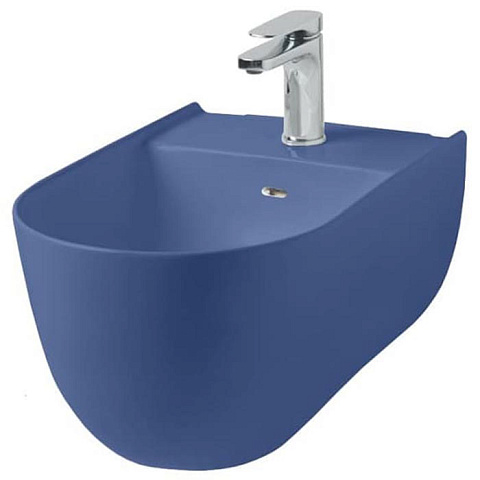 Artceram THE ONE Биде подвесное 52х35, с креплениями, с 1 отв под смеситель. цвет blu zaffiro, THB001 16 00 blu zaffiro*1