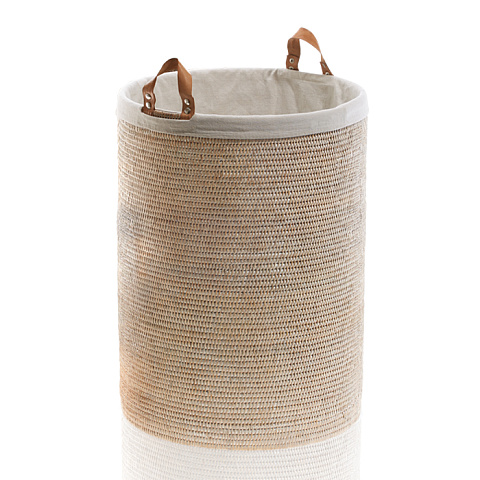 Decor Walther Basket SPA Корзина для белья с ручками 50x70см, цвет: ротанг светлый, 0932491
