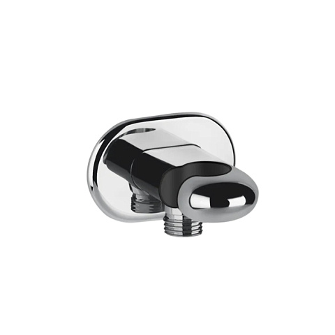 Gessi Goccia Держатель душевой лейки с выводом воды на 1/2”, цвет: хром, 33761#031