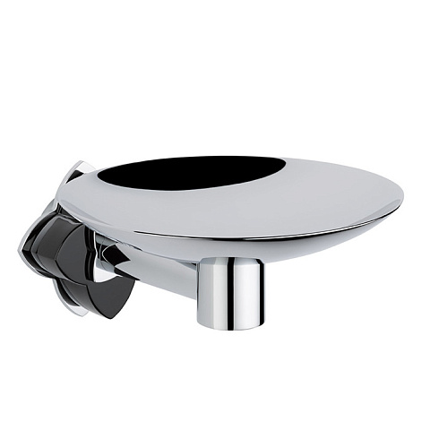 THG PETALE DE CRISTAL NOIR Мыльница металлическая ø150 мм., подвесная, цвет хром, U6D-A02-546GM
