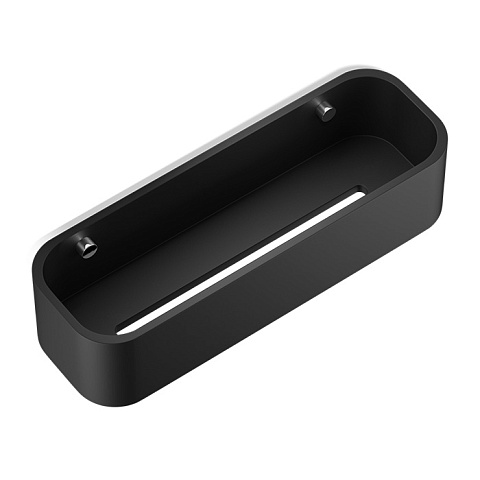 Decor Walther Black Stone DCT30 Душевая полочка 30x10см, подвесная, цвет: черный матовый / хром, 0973864