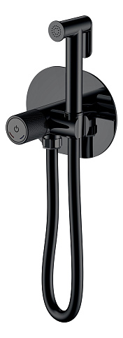 Смеситель гигиенический Boheme TECH Black 157-B