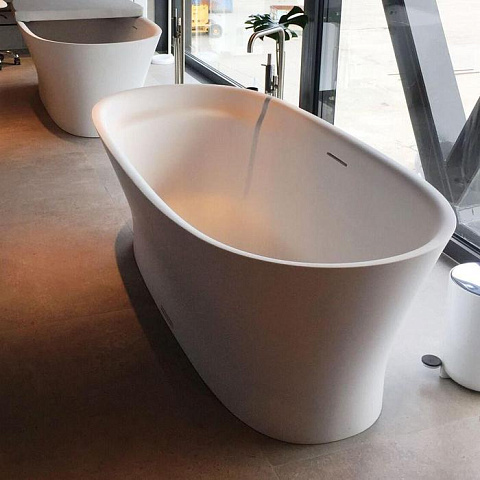 Duravit Cape Cod Ванна 1855х885 мм, отдельностоящая с бесшовной панелью и ножками с одним наклоном для спины со спец. сливом и перел. DURA SOLID A, 700330000000000