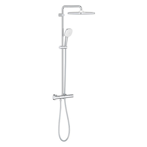 Душевая система Grohe Tempesta System 250 Cube 26689001 с термостатом, хром