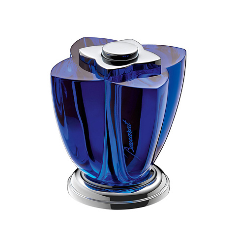 THG PETALE DE CRISTAL BLEU Вентиль смесителя для раковины, стекло синее, цвет хром, U6B-A02-35
