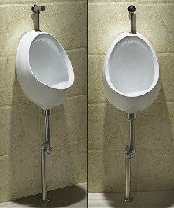 Писсуар подвесной CeramaLux X545S, белый