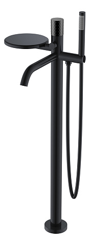 Смеситель Boheme STICK напольный BLACK DIAMOND BLACK 129-BB