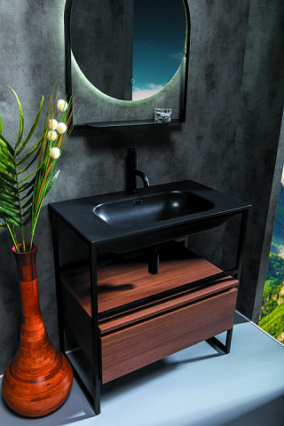 Ящик под консоль Armadi Art LOFT 80 dark wood, 1 полка 894-080-D