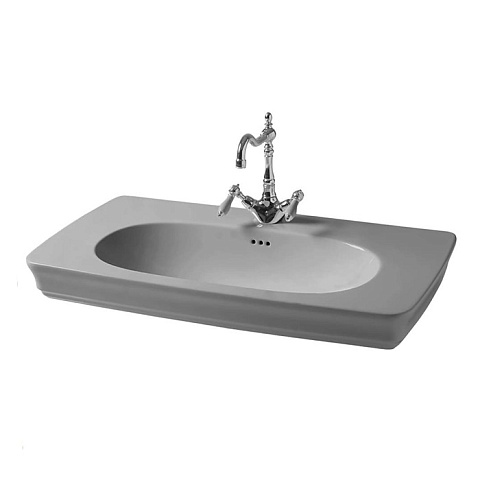 Artceram CIVITAS Раковина подвесная 90х50 см, 1 отверстие, цвет: серый, CIL002 34 00