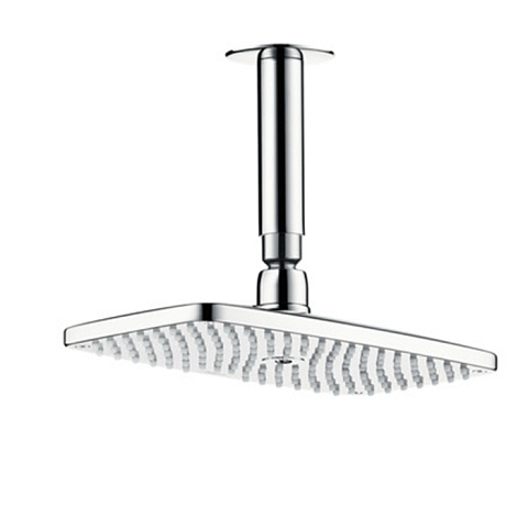 Hansgrohe HG Raindance Е Верхний душ 1jet (RainAir), 250х150 мм, с потолочным держателем 100 мм, G1/2, цвет: хром, 27380000