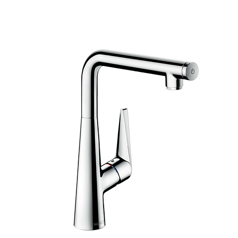 Hansgrohe HG Talis Select M51 Смеситель для кухни, на 1 отв, поворотный излив 248мм, 1jet, h280мм, цвет: под сталь (Спеццена из наличия), 72820800