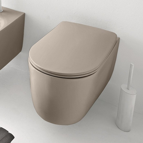 Унитаз безободковый подвесной Kerasan Nolita 531481, 55x35 см