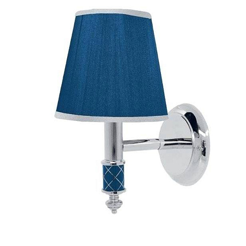 Бра BOHEME MURANO CHROME, синее 769