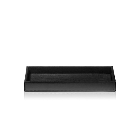 Decor Walther Brownie Tab M Лоток универсальный 22x10.5см, цвет: черная кожа, 0930060