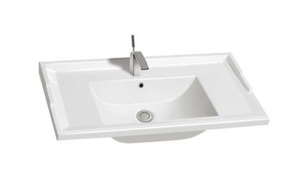 Раковина встраиваемая CeramaLux 840-80 825×480 мм, белый