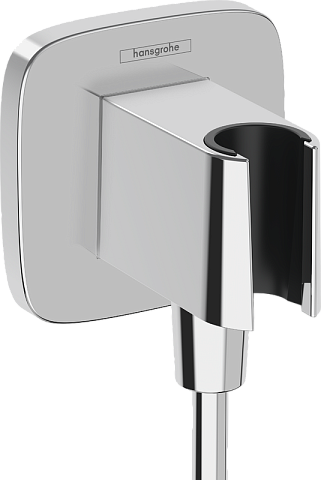 Настенная розетка Hansgrohe FixFit с держателем для душа 26887000