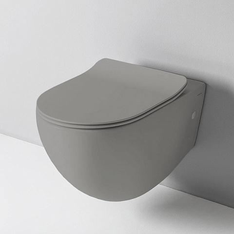 Artceram FILE 2.0 Унитаз подвесной безободковый 36х52 см, с креплениями, цвет grigio oliva, FLV004 15 00