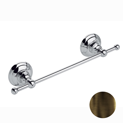 Nicolazzi Accessori Полотенцедержатель 30 см, цвет: тёмная бронза, 1483DB