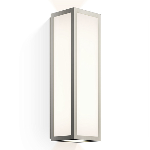 Decor Walther Bauhaus 1 N LED Светильник настенный 8x9x30см, светодиодный, 2x LED 6.4W, цвет: никель сатинированный, 0333934