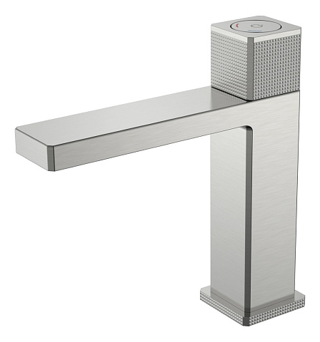 Смеситель автоматический для раковины Boheme QUAD Nikel Brush 159-NB