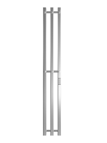 Полотенцесушитель электрический ДВИН X-3 plaza neo 140/12 (2/2), диммер (квадрат) полированный