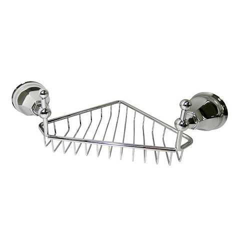 Nicolazzi Accessori bagno Teide Полочка-решетка угловая, цвет: хром, 1495CR05