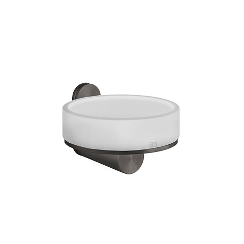 GESSI 316 Мыльница настенная, цвет: белый/brushed black metal pvd, 54701#707