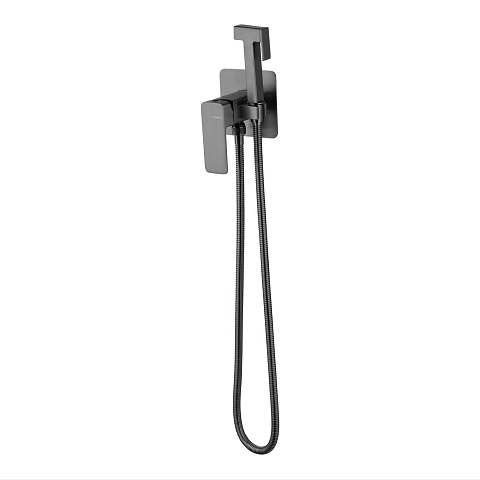 Гигиенический душ со смесителем Oliveeka D OL-829003-BGM, матовый оружейный металл