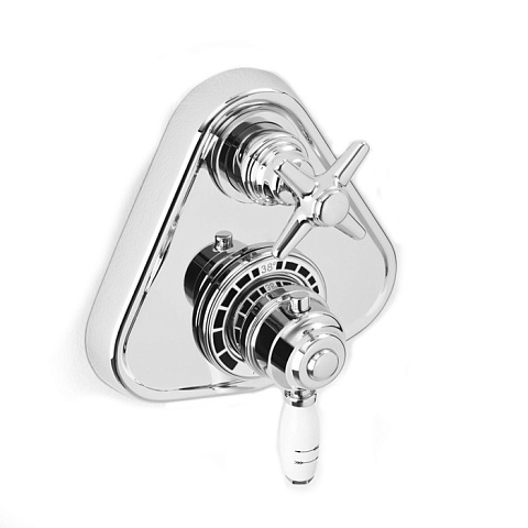 Stella Italica Внешняя часть встраиваемого термостатического смесителя для душа IS3292 P.V., цвет: хром, IT 06011 CR00