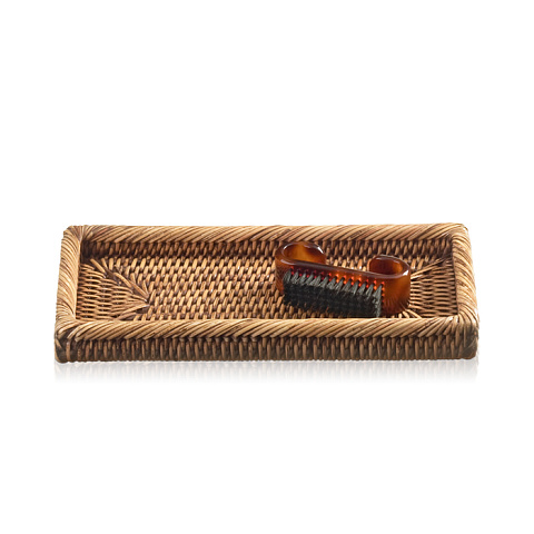 Decor Walther Basket KS Лоток универсальный 23.5x11.5см, цвет: ротанг темный, 0927592