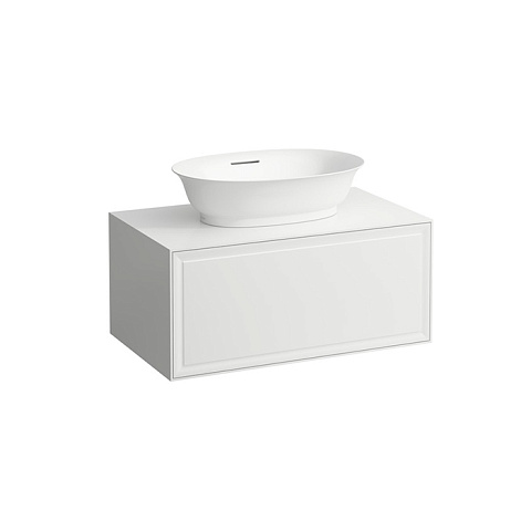Laufen New Classic База под раковину подвесная , 780х450х350 мм, 1 ящик, цвет белый глянцевый (для раковины 812852, 812853) (СПЕЦЦЕНА!), 4.0601.1.085.631.1
