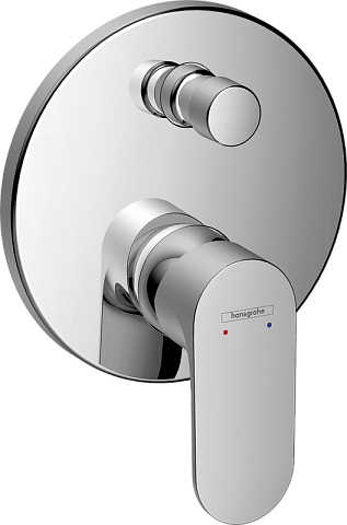 Смеситель Hansgrohe Rebris S Однорычажный для ванны скрытого монтажа со встроенной защитной комбинаци 72467000