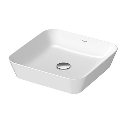 Duravit Cape Cod Раковина квадратная 430 мм, цвет внутри - белый, снаружи - белый без отверстия под смеситель., 2340430000