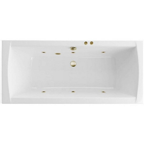 Ванна EXCELLENT Aquaria Lux Slim 180x80 "SOFT" (бронза)