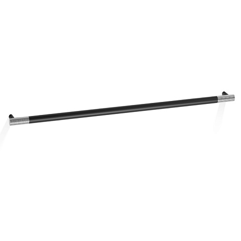 Decor Walther Club HTE80 Полотенцедержатель 80см, цвет: черный матовый / хром, 0855660