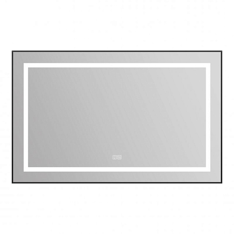 Зеркало BelBagno SPC-KRAFT 109х69 с сенсорным выключателем и подогревом черный