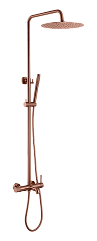 Стойка для душа со смесителем Boheme UNO Brushed Bronze 468-BRB