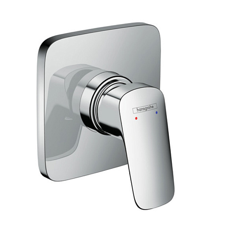 Hansgrohe HG Logis Встраиваемый смеситель для душа на 1 источник, с маленькой розеткой, внешняя часть, цвет: хром, 71604000