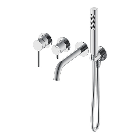 Смеситель для ванны встраиваемый WONZON & WOGHAND STICK, Хром WW-889017-CR